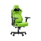 Крісло геймерське Anda Seat Kaiser 4 V2 Size XL Cyber Green PVC ArteDiPelle поперекова підтримка 5D-підлокітники магнітна подушка для шиї нахил 165° до 180 кг зріст до 210 см - зображення 3