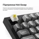 Клавіатура бездротова Keychron K10 Max Keychron Super Banana Switch Black RGB (K10M-H4-UA) - зображення 12