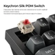 Клавіатура бездротова Keychron Q6 Ultra Keychron Red Switch Black RGB (Q6U-M1-UA) - зображення 9