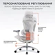 Офисное кресло Sihoo doro c300l Mesh White (doro-c300l-a3-102) - изображение 7