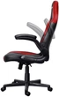 Крісло Trust gxt703r riye, пу шкiра, Foldable Armrests, Червоний 24986_trust - зображення 4