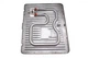 Пластина нижняя ребристая для электрогриля DeLonghi CGH920 / CGH923 (AS00002615) - изображение 2