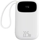 УМБ Baseus EnerFill FC31 Digital Display With 2 Built-In Cables 20000 mAh 22.5W PD Moon White (P10082107213-00) - изображение 1
