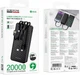 УМБ Borofone BJ84A Smooth With Four Cables 20000 mAh 10W Black (6941991126178) - зображення 7