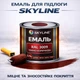 Емаль акрил-поліуретанова SkyLine для підлоги та різних поверхонь зносостійка RAL 3009 Червоно-коричнева 0.75 л - зображення 1