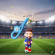 Брелок Месси Messi звезда футбола детский брелок на рюкзак, ключи 8,5 см - изображение 2