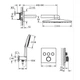 Прихована душова система Grohe Grohtherm SmartControl з RSH SmartActive 310 Cube (1039980000) - изображение 4