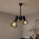Люстра MSK Electric Diadem на два плафони Е27 чорна NL 22152-2 BK - зображення 2