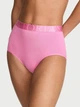 Женские трусики Victoria's Secret Exploded Logo Cotton Modern Brief XS розовые (2897786587431) - изображение 1