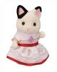 Figurka Epoch Sylvanian Families Party Time Tuxedo Cat Girl z akcesoriami (5054131056462) - obraz 5
