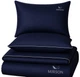 Комплект постільної білизни MirSon сімейний 160x220 см х 2 шт 4052 Ocean Corner сатин (2200008711474) - зображення 1
