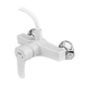 Смеситель для душа PLAMIX MARIO-003 SET WHITE (со шлангом, лейкой и кронштейном) (MX1894) - изображение 3