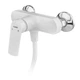 Смеситель для душевой кабины Plamix Lucas-003 SET White с шлангом, лейкой и кронштейном (PM011) - изображение 4