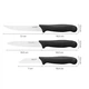 Набір кухонних ножів для овочів Fiskars Essential 3шт (1065584) - зображення 2