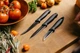Набір кухонних ножів для овочів Fiskars Essential 3шт (1065584) - зображення 9