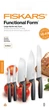 Набір кухонних ножів Fiskars Functional Form ™ 5 шт 1057558 - изображение 2