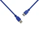 Кабель Prologix подовжувач USB (AM/AF), USB 3.0, 3 м, синій (PR-USB-P-11-30-3m) - изображение 2
