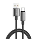 Кабель ColorWay USB - USB Type-C (M/M), zinc alloy braided, 3А, 1 м, Чорний (CW-CBUC098-BK) - изображение 3