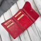 Кошелек женский кожаный для карточек Paolo Peruzzi T-135-RD Красный (5905567211454) - изображение 3