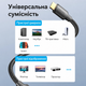 Кабель Vention HDMI M-M 12.0 м V2.0 4K 30Гц в обплетенні для аудіо та відеосигналу Black (ALLBM) - зображення 4