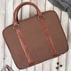 Сумка портфель тканевая Paolo Peruzzi E-14-BR Коричневая (5905567208935) - изображение 2