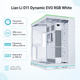 Корпус для ПК Lian Li O11 Dynamic EVO RGB Midi-Tower без БЖ E-ATX/ATX/MicroATX/ITX RGB White (G99.O11DERGBW.00) - зображення 2