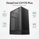 Корпус для ПК DeepCool CH170 Plus Mini-Tower без БЖ MicroATX/Mini-ITX Black (R-CH170-BKNGM0-G) - зображення 2