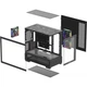 Корпус для ПК DeepCool CG380 3F Mini-Tower без БП MicroATX/Mini-ITX ARGB Black (R-CG380-BKAGM3-G) - изображение 10