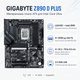 Материнська плата GIGABYTE Z890 D PLUS ATX sLGA1851 Intel Z890 4xDDR5 4xM.2 4xSATA DP 2.5 GbE Black - зображення 2