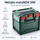 Кейс для инструмента Metabo metaBOX 340 31L пластиковый Зеленый - изображение 2