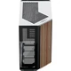 Корпус для ПК APNX V1-W Black/White/Wood Midi-Tower із дерев'яною передньою панеллю та загартованим склом ATX MicroATX Mini-ITX без БЖ (APCM-VI01103.M1) - зображення 3