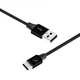 Кабель SkyDolphin S55T Neylon USB - USB Type-C (M/M), 1 м, Чорний (SDUSB-000436) - изображение 2