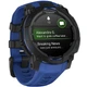 Смарт-годинник Garmin Instinct 3 45mm AMOLED Чорний with Bolt Синій/Чорний Silicone Band (010-02936-03) - изображение 2