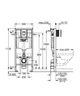 Grohe Solido 3-в-1 комплект для унитаза, высота установки 1,13 м (кнопка Even Black) (38811KF0) - изображение 2