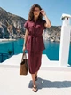Костюм Dressa 77214 размер 48 цвет бордо - изображение 3