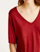 Футболка Pull & Bear бордовий HBBNC215 S - изображение 5
