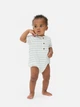Боді Primark молочний в блакитну смужку UMZWI366 74 - изображение 1