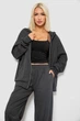 Спортивный костюм женский однотонный грифельный 244R0428 AGER 3XL - изображение 2