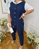 Женский костюм стильный синий 60-62 р844.3735 - изображение 5