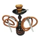 Кальян Hookah Salma Brown высотой 32 см на 2 персоны - изображение 3