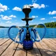 Кальян Hookah Salma Blue Plus высотой 37 см на 2 персоны - изображение 1