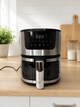 Аерогриль Rainberg 4200Вт 8л безмасляна аерофритюрниця Air Fryer для м’яса риби овочів та домашньої випічки - зображення 1
