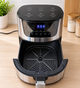 Аерогриль Rainberg 4200Вт 8л безмасляна аерофритюрниця Air Fryer для м’яса риби овочів та домашньої випічки - зображення 3