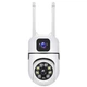 Поворотна вулична IP-камера Dual Lens E10 8MP 4K з нічною кольоровою підсвіткою - зображення 3