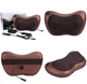 Массажная подушка с инфракрасным подогревом Massage Pillow QY-8028, роликовый масажер для спины и шеи - изображение 9