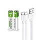 Батарейки AAA комплект 2 шт с USB Type-C 1.5 В 750 мВт Smartools - изображение 8