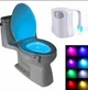 Автономная цветная LED подсветка Light Bowl Toilet Led для унитаза с датчиком движения и света 8 цветов - изображение 1