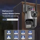 Вулична Wi-Fi IP-камера відеоспостереження Dual Lens 6MP з бузковим і двостороннім зв'язком для дому - зображення 7