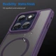 Протиударний матовий чохол Feel для Motorola Moto Edge 60 Pro фіолетовий бампер з Magsafe - зображення 3