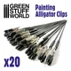 Кліпса затискач GSW Painting alligator Clips - Pack x20шт - зображення 2